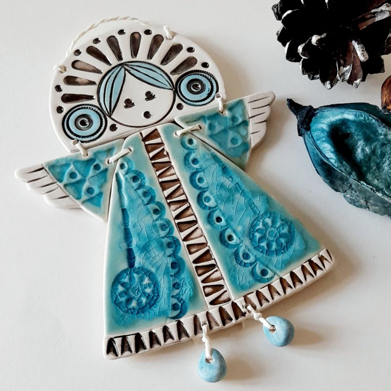 Decorațiune ceramică - înger (11) VÂNDUT 